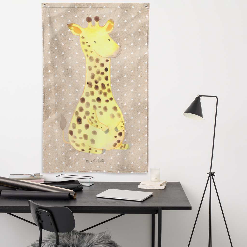 Wandteppich Giraffe Zufrieden Wandbehang, Dekoration, Boho, Wandteppich, Wandtuch, Wanddeko, Tapisserie, Tapestry, Wandbild, Textil-Kunst, Schmuck-Wandbehang, Wand Deko, Kinderzimmer, Kinderzimmer Wand, Kinderzimmer Deko, Kinderzimmer Wanddeko, Afrika, Wildtiere, Giraffe, Zufrieden, Glück, Abenteuer