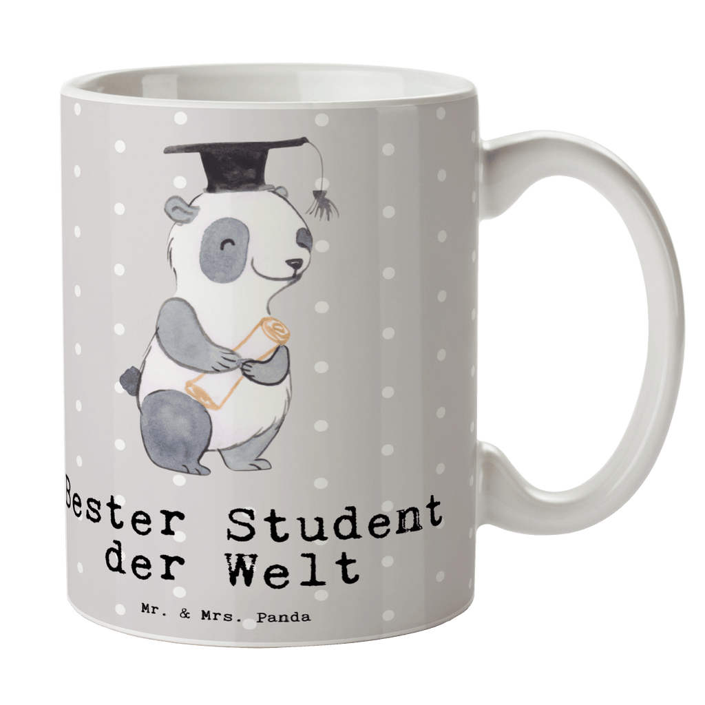 Tasse Panda Bester Student der Welt Tasse, Kaffeetasse, Teetasse, Becher, Kaffeebecher, Teebecher, Keramiktasse, Porzellantasse, Büro Tasse, Geschenk Tasse, Tasse Sprüche, Tasse Motive, Kaffeetassen, Tasse bedrucken, Designer Tasse, Cappuccino Tassen, Schöne Teetassen, für, Dankeschön, Geschenk, Schenken, Geburtstag, Geburtstagsgeschenk, Geschenkidee, Danke, Bedanken, Mitbringsel, Freude machen, Geschenktipp, Student, Studium, Sohn, Spaß, Musterschüler, lustig, Studienabschluss, witzig, Universität, Abschluss, Alumni, Uni, Studenten, Hochschule