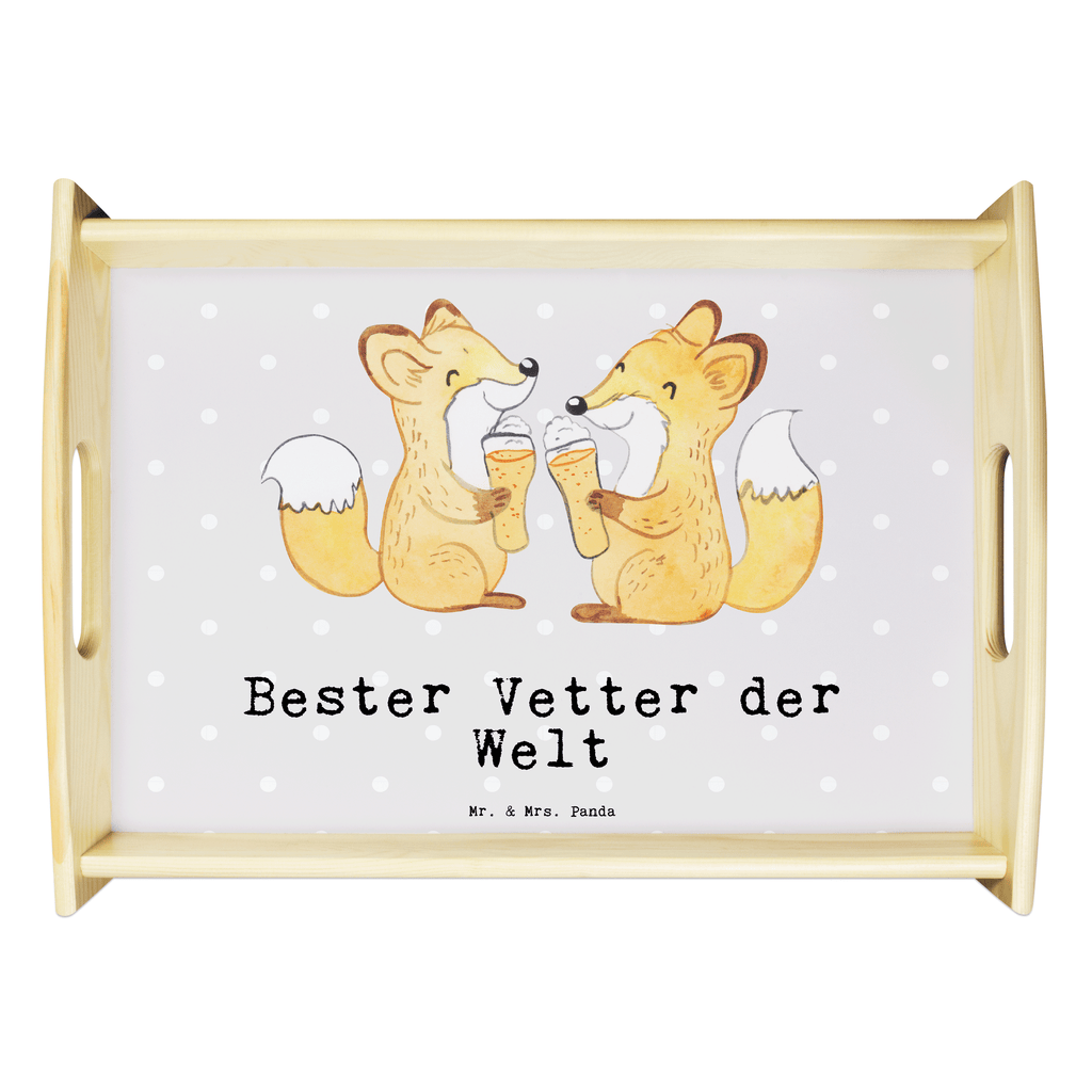 Serviertablett Fuchs Bester Vetter der Welt Serviertablett, Tablett, Holztablett, Küchentablett, Dekotablett, Frühstückstablett, für, Dankeschön, Geschenk, Schenken, Geburtstag, Geburtstagsgeschenk, Geschenkidee, Danke, Bedanken, Mitbringsel, Freude machen, Geschenktipp, Vetter, Cousin, Kousin, Sohn von Onkel, Sohn von Tante, Familie, Verwandtschaft, Cousine