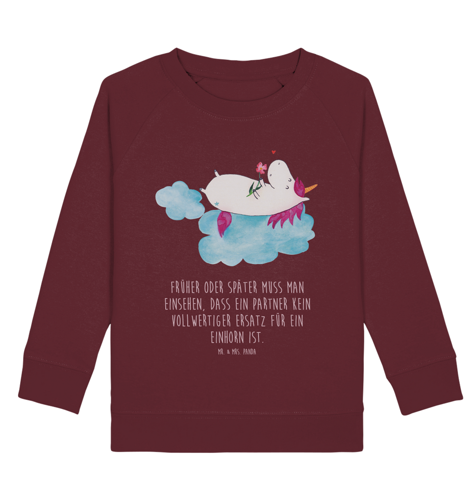 Organic Kinder Pullover Einhorn verliebt auf Wolke Kinder Pullover, Kinder Sweatshirt, Jungen, Mädchen, Einhorn, Einhörner, Einhorn Deko, Pegasus, Unicorn, verliebt, Liebe, Liebesbeweis, Freundin, Wolke