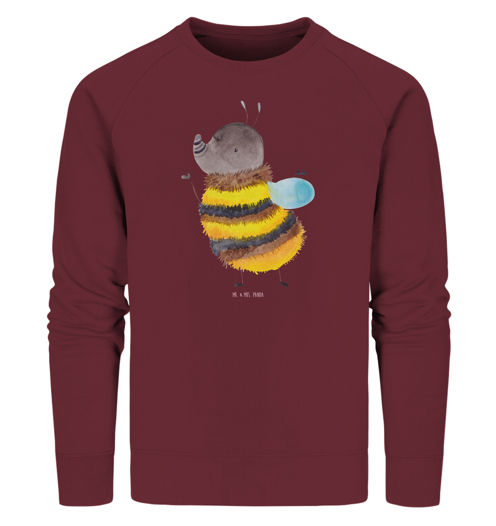 Organic Pullover Hummel flauschig Pullover, Pullover Männer, Pullover Frauen, Sweatshirt, Sweatshirt Männer, Sweatshirt Frauen, Unisex, Tiermotive, Gute Laune, lustige Sprüche, Tiere, Hummel, Flauschig, Biene, Blume, Natur