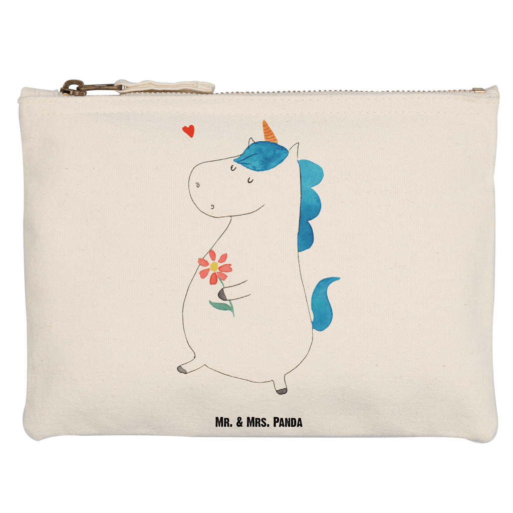 Schminktasche Einhorn Spaziergang Schminktasche, Kosmetiktasche, Kosmetikbeutel, Stiftemäppchen, Etui, Federmappe, Makeup, XXL, Schminketui, Kosmetiketui, Schlamperetui, Einhorn, Einhörner, Einhorn Deko, Pegasus, Unicorn, Glitzer, Blumen, Spaziergang, Motivation, Gute Laune, Freude, Freundin, Mutter, Schwester