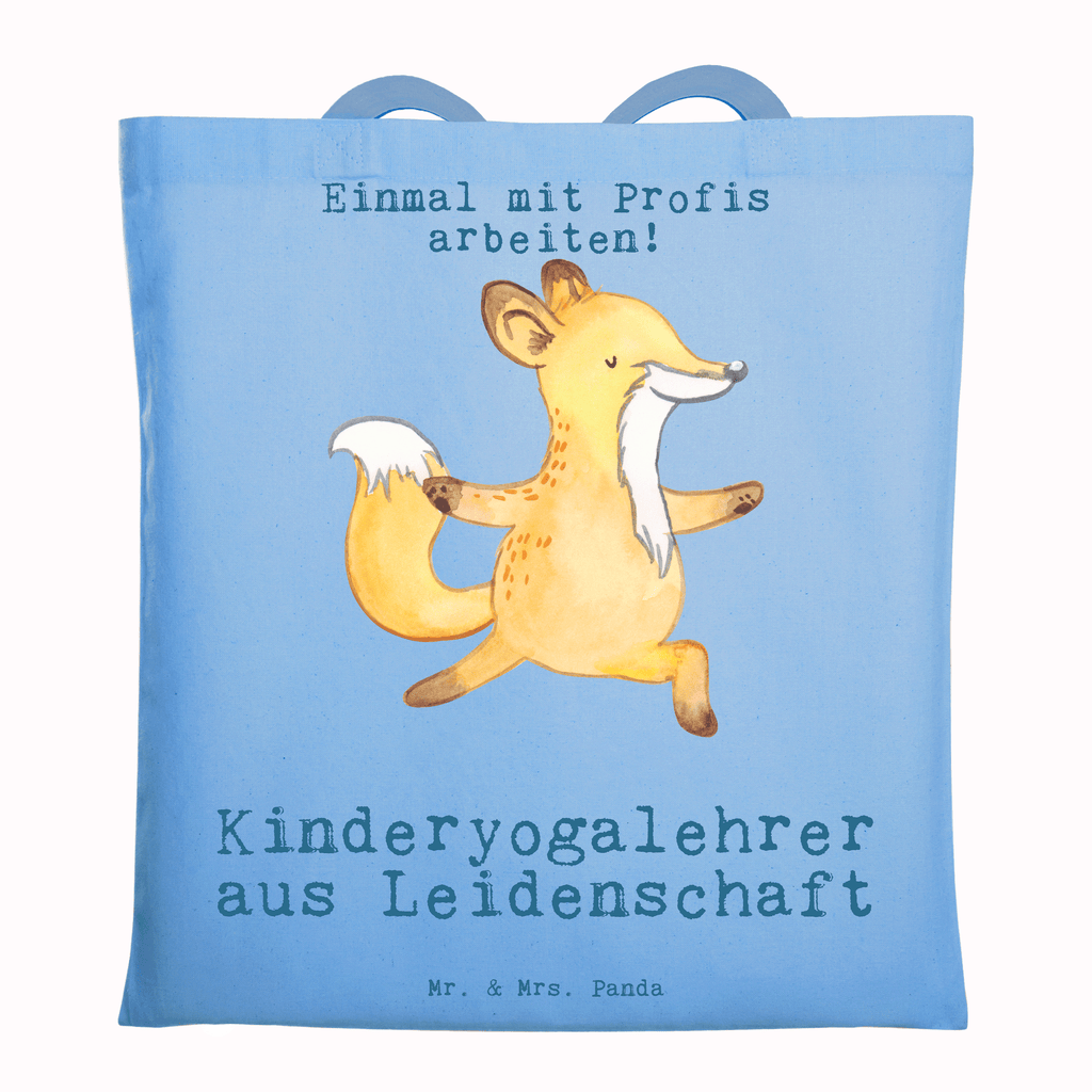 Tragetasche Kinderyogalehrer aus Leidenschaft Beuteltasche, Beutel, Einkaufstasche, Jutebeutel, Stoffbeutel, Tasche, Shopper, Umhängetasche, Strandtasche, Schultertasche, Stofftasche, Tragetasche, Badetasche, Jutetasche, Einkaufstüte, Laptoptasche, Beruf, Ausbildung, Jubiläum, Abschied, Rente, Kollege, Kollegin, Geschenk, Schenken, Arbeitskollege, Mitarbeiter, Firma, Danke, Dankeschön