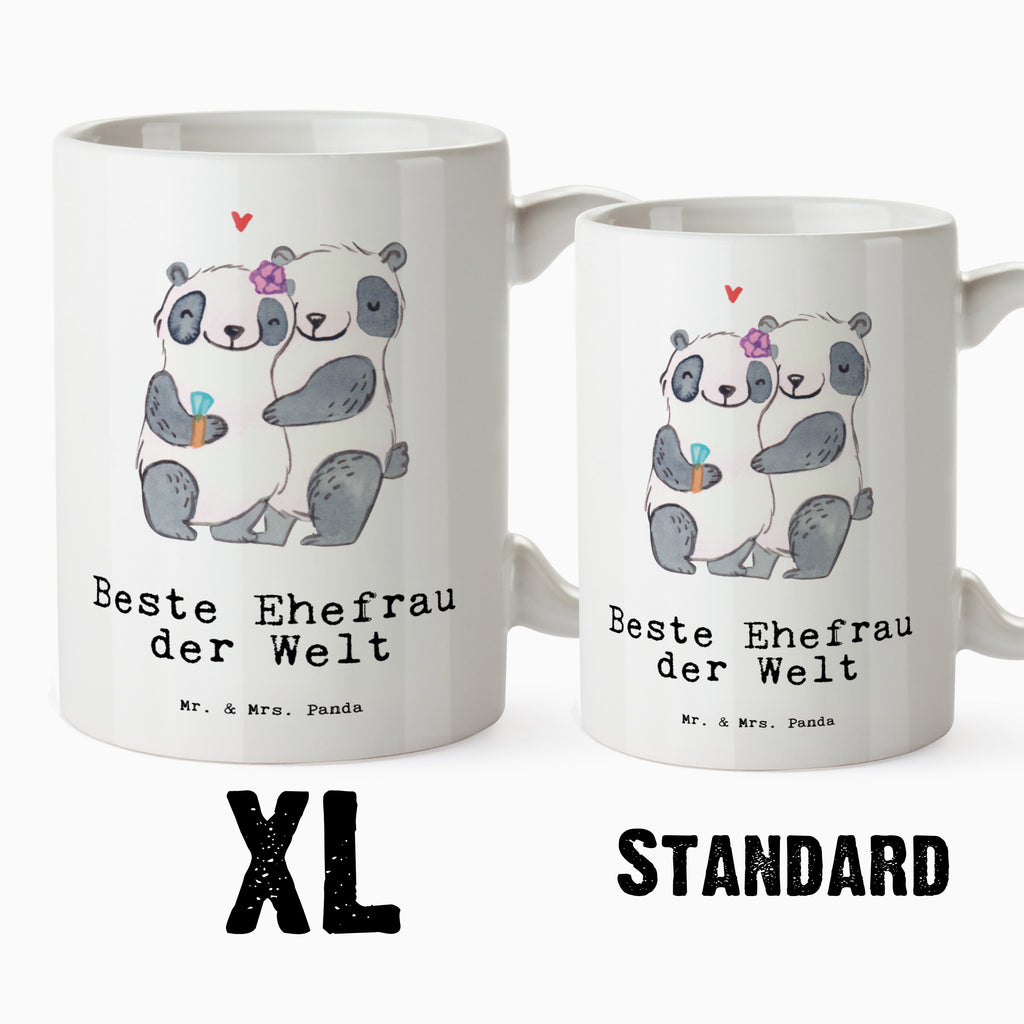 XL Tasse Panda Beste Ehefrau der Welt XL Tasse, Große Tasse, Grosse Kaffeetasse, XL Becher, XL Teetasse, spülmaschinenfest, Jumbo Tasse, Groß, für, Dankeschön, Geschenk, Schenken, Geburtstag, Geburtstagsgeschenk, Geschenkidee, Danke, Bedanken, Mitbringsel, Freude machen, Geschenktipp, Ehefrau, Beste, Frau, Partnerin, Freundin, Traumfrau, Hochzeit, Liebling, Ehepartner, Ehe, Gattin, Lebensgefährtin, Braut, Kleinigkeit