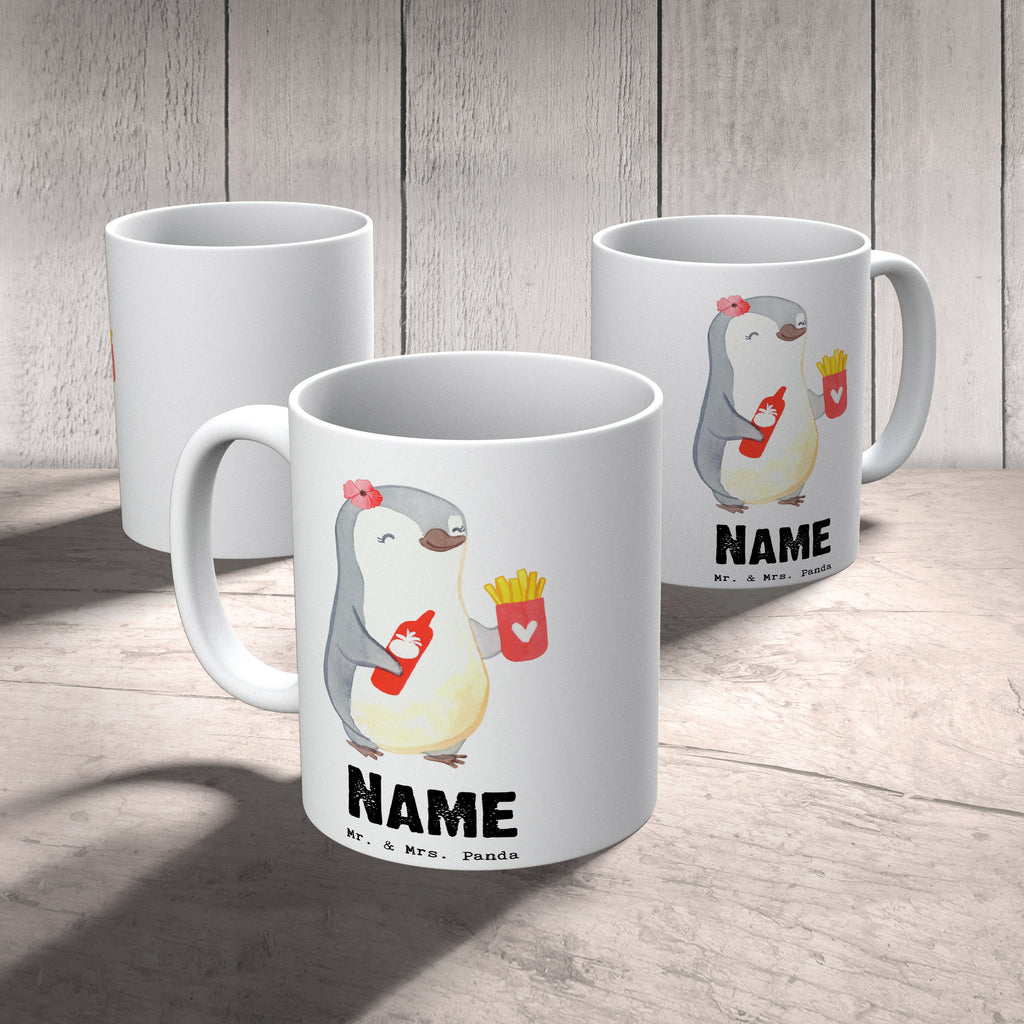 Personalisierte Tasse Imbissbesitzerin mit Herz Personalisierte Tasse, Namenstasse, Wunschname, Personalisiert, Tasse, Namen, Drucken, Tasse mit Namen, Beruf, Ausbildung, Jubiläum, Abschied, Rente, Kollege, Kollegin, Geschenk, Schenken, Arbeitskollege, Mitarbeiter, Firma, Danke, Dankeschön, Imbissbesitzerin, Imibissverkäuferin, Pommesverkäuferin, Pommesliebe