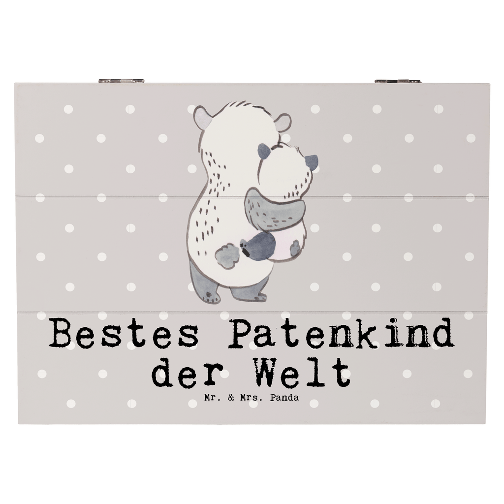 Holzkiste Panda Bestes Patenkind der Welt Holzkiste, Kiste, Schatzkiste, Truhe, Schatulle, XXL, Erinnerungsbox, Erinnerungskiste, Dekokiste, Aufbewahrungsbox, Geschenkbox, Geschenkdose, für, Dankeschön, Geschenk, Schenken, Geburtstag, Geburtstagsgeschenk, Geschenkidee, Danke, Bedanken, Mitbringsel, Freude machen, Geschenktipp, Patenkind, Paten Kind, Pate, Taufe, Taufgeschenk, Patenonkel, Patentante, Tauffeier, Täufling, Nichte, Neffe