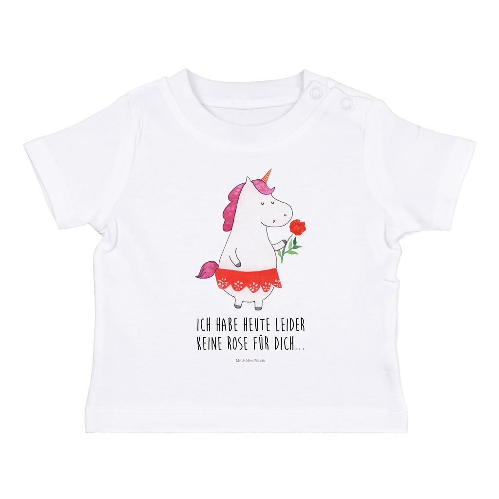 Organic Baby Shirt Einhorn Dame Baby T-Shirt, Jungen Baby T-Shirt, Mädchen Baby T-Shirt, Shirt, Einhorn, Einhörner, Einhorn Deko, Pegasus, Unicorn, Dame, Lady, feine Dame, Freundin, Frau, Bachelor, Bachelorette, Abfuhr, Schluss machen, Trennung