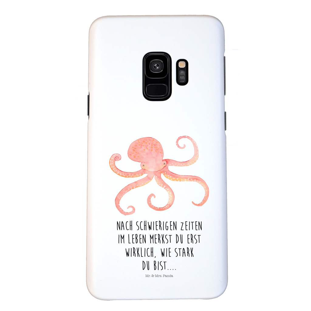 Handyhülle Tintenfisch Samsung Galaxy S9, Handyhülle, Smartphone Hülle, Handy Case, Handycover, Hülle, Tiermotive, Gute Laune, lustige Sprüche, Tiere, Meer, Meerestier, Krake, Tintenfisch, Arme, Wasser, Ozean