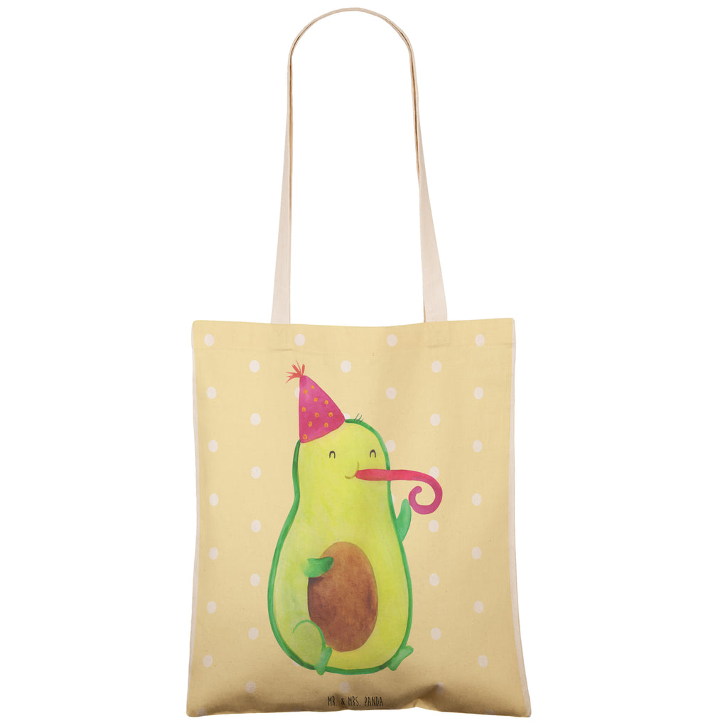 Einkaufstasche Avocado Feier Tragetasche, Tasche, Beutel, Stofftasche, Baumwolltasche, Umhängetasche, Shopper, Einkaufstasche, Beuteltasche, Avocado, Veggie, Vegan, Gesund, Party, Feierlichkeit, Feier, Fete, Geburtstag, Gute Laune, Tröte