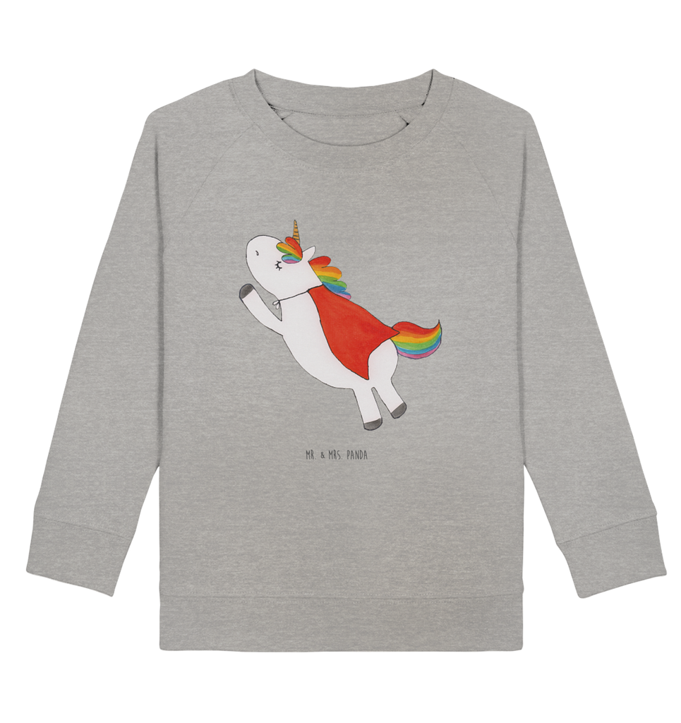 Organic Kinder Pullover Einhorn Super Kinder Pullover, Kinder Sweatshirt, Jungen, Mädchen, Einhorn, Einhörner, Einhorn Deko, Pegasus, Unicorn, Traummann, Superheld, Held, Freundin, Geschenk, Girl