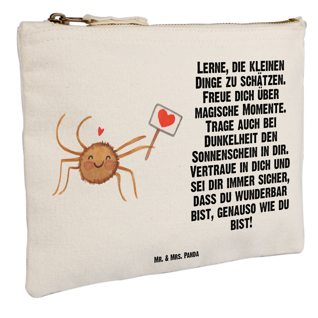 Schminktasche Spinne Agathe Motivation Schminktasche, Kosmetiktasche, Kosmetikbeutel, Stiftemäppchen, Etui, Federmappe, Makeup, XXL, Schminketui, Kosmetiketui, Schlamperetui, Spinne Agathe, Spinne, Agathe, Videos, Merchandise, Motivation, Glück, Liebe, Vertrauen, Dankeschön