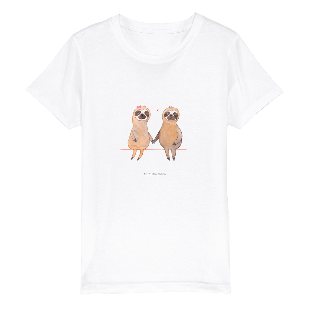 Organic Kinder T-Shirt Faultier Pärchen Kinder T-Shirt, Kinder T-Shirt Mädchen, Kinder T-Shirt Jungen, Faultier, Faultier Geschenk, Faultier Deko, Faultiere, faul, Lieblingstier, Liebe, Liebespaar, Faultierliebe, Faultierpärchen, verliebt, verlobt, gemeinsam, relaxen, Pärchen, Beziehung, Langsamkeit