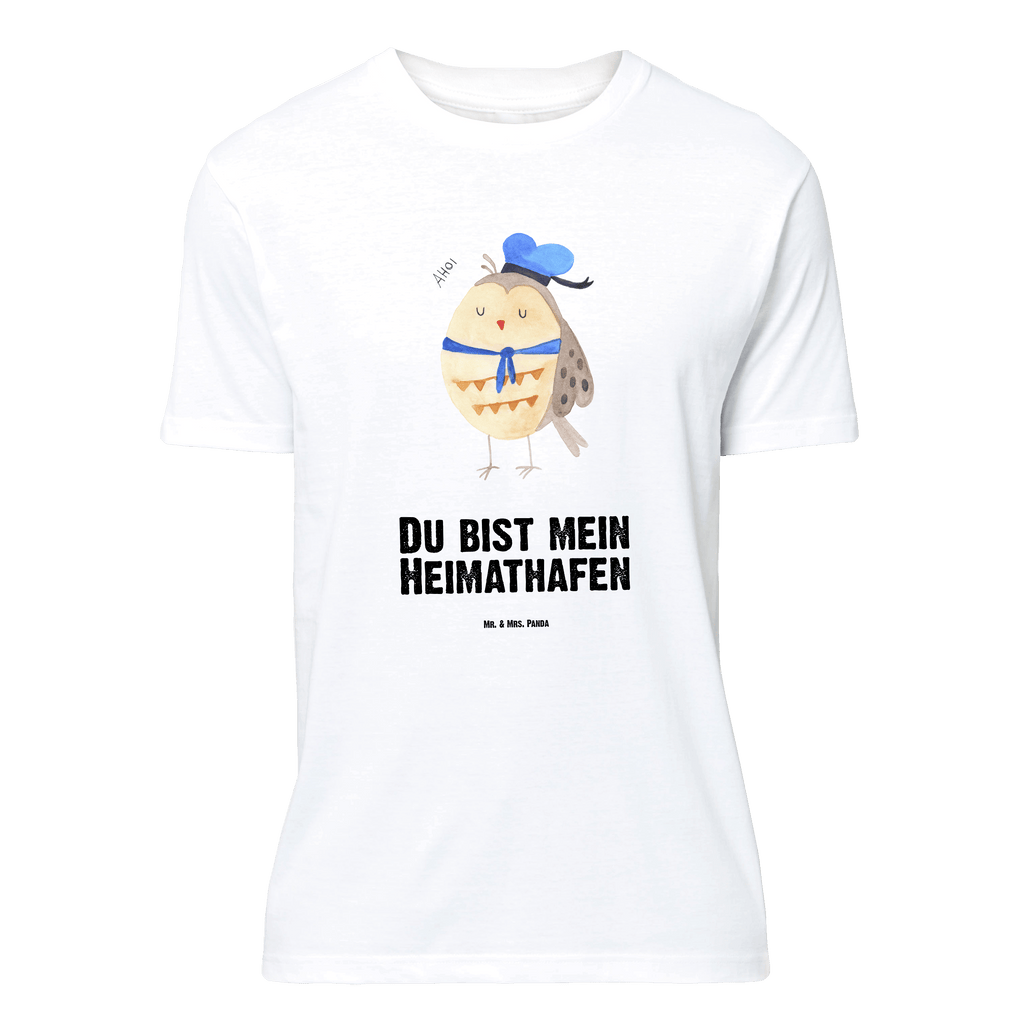 T-Shirt Standard Eule Matrosen T-Shirt, Shirt, Tshirt, Lustiges T-Shirt, T-Shirt mit Spruch, Party, Junggesellenabschied, Jubiläum, Geburstag, Herrn, Damen, Männer, Frauen, Schlafshirt, Nachthemd, Sprüche, Eule, Eule Spruch, Eule Deko, Owl, Wortspiel lustig, Matrose, Freundin, Ehe, Seefahrer, Heimathafen, Hochzeitstag Geschenk