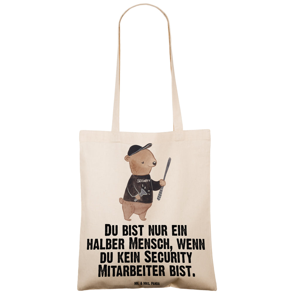 Tragetasche Security Mitarbeiter mit Herz Beuteltasche, Beutel, Einkaufstasche, Jutebeutel, Stoffbeutel, Tasche, Shopper, Umhängetasche, Strandtasche, Schultertasche, Stofftasche, Tragetasche, Badetasche, Jutetasche, Einkaufstüte, Laptoptasche, Beruf, Ausbildung, Jubiläum, Abschied, Rente, Kollege, Kollegin, Geschenk, Schenken, Arbeitskollege, Mitarbeiter, Firma, Danke, Dankeschön