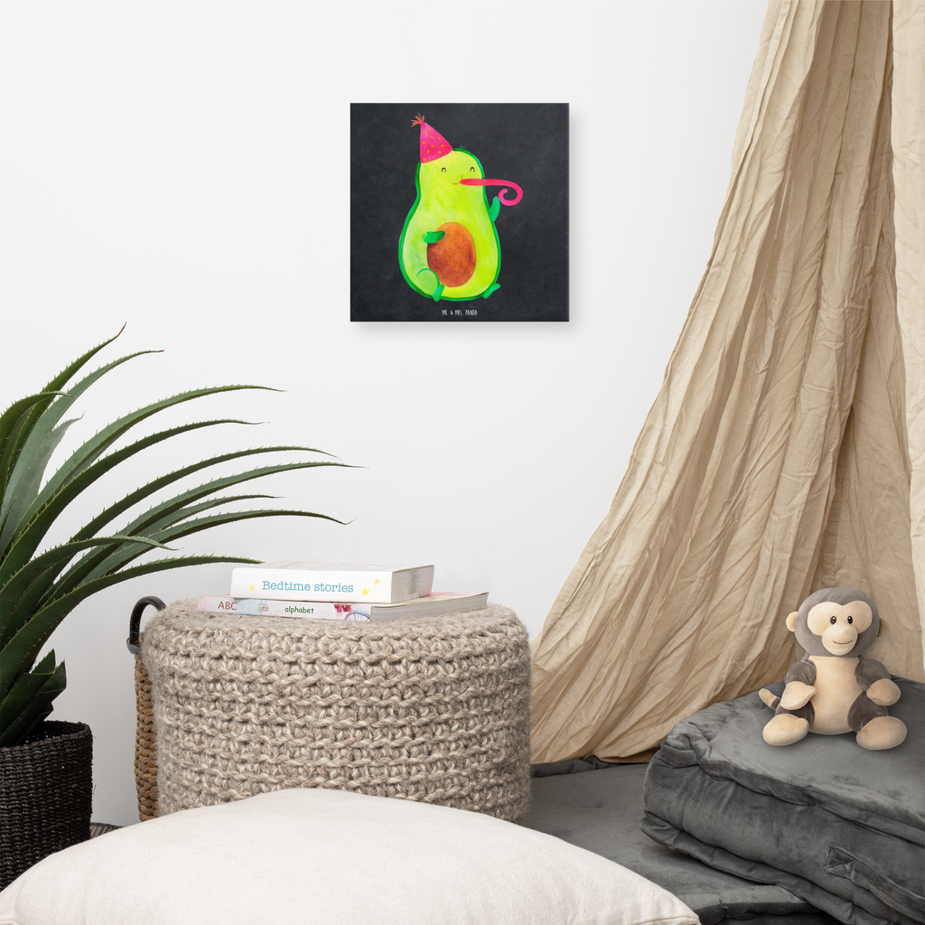 Leinwand Bild Avocado Party Time Leinwand, Bild, Kunstdruck, Wanddeko, Dekoration, Avocado, Veggie, Vegan, Gesund