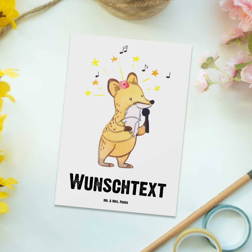 Personalisierte Postkarte Musicaldarstellerin mit Herz Postkarte mit Namen, Postkarte bedrucken, Postkarte mit Wunschtext, Postkarte personalisierbar, Geschenkkarte mit Namen, Grußkarte mit Namen, Karte mit Namen, Einladung mit Namen, Ansichtskarte mit Namen, Geschenkkarte mit Wunschtext, Grußkarte mit Wunschtext, Karte mit Wunschtext, Einladung mit Wunschtext, Ansichtskarte mit Wunschtext, Beruf, Ausbildung, Jubiläum, Abschied, Rente, Kollege, Kollegin, Geschenk, Schenken, Arbeitskollege, Mitarbeiter, Firma, Danke, Dankeschön