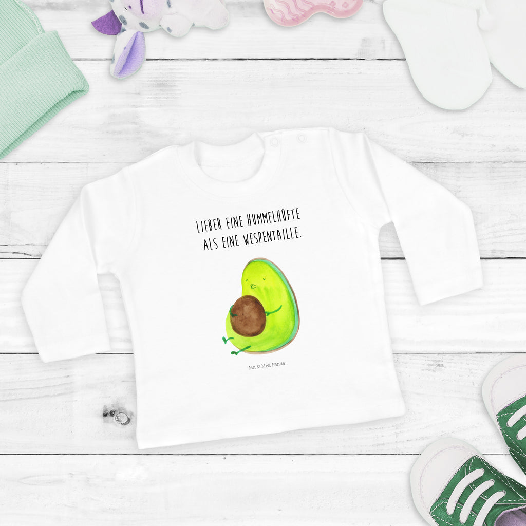 Baby Longsleeve Avocado pfeift Mädchen, Jungen, Baby, Langarm, Bio, Kleidung, Avocado, Veggie, Vegan, Gesund, Diät, Abnehmen, Ernährung, dick sein, Pummelfee