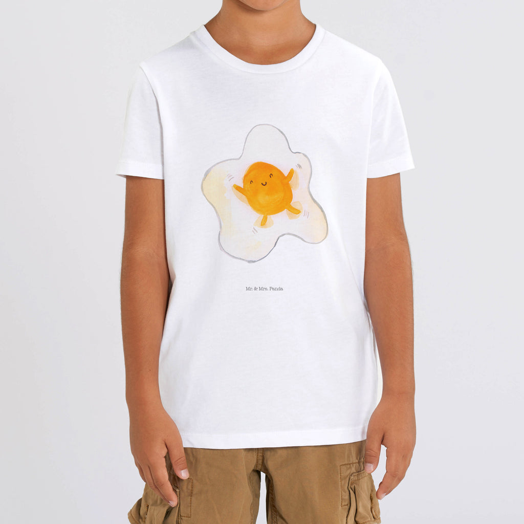 Organic Kinder T-Shirt Spiegelei Ei Kinder T-Shirt, Kinder T-Shirt Mädchen, Kinder T-Shirt Jungen, Tiermotive, Gute Laune, lustige Sprüche, Tiere, Ei, Spiegelei, Schön, Tag, Glücklich, Liebe