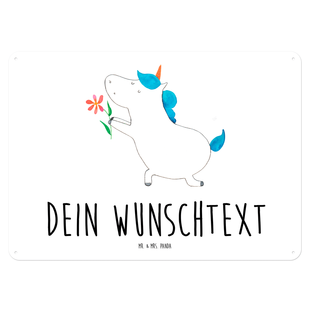 Personalisiertes Blechschild Einhorn Blume Blechschild, Metallschild, Geschenk Schild, Schild, Magnet-Metall-Schild, Deko Schild, Wandschild, Wand-Dekoration, Türschild, Einhorn, Einhörner, Einhorn Deko, Pegasus, Unicorn, Liebe, Liebesbeweis, Antrag, Heiratsantrag, Verlobung, Ehepaar, Pärchen, Partner, Freund, Freundin, Ehe, heiraten