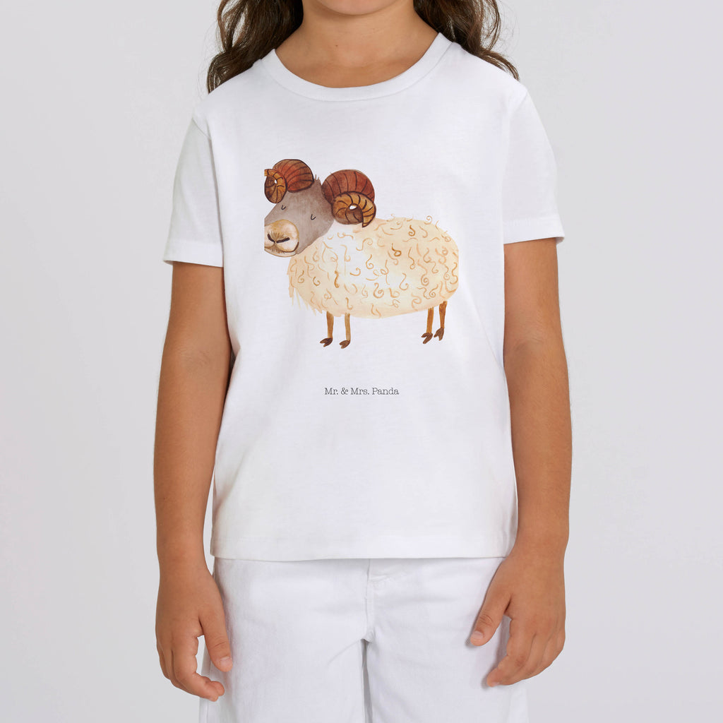 Organic Kinder T-Shirt Sternzeichen Widder Kinder T-Shirt, Kinder T-Shirt Mädchen, Kinder T-Shirt Jungen, Tierkreiszeichen, Sternzeichen, Horoskop, Astrologie, Aszendent, Widder Geschenk, Widder Sternzeichen, Geschenk März, Geschenk April, Geburtstag März, Geburtstag April, Bock, Schafbock