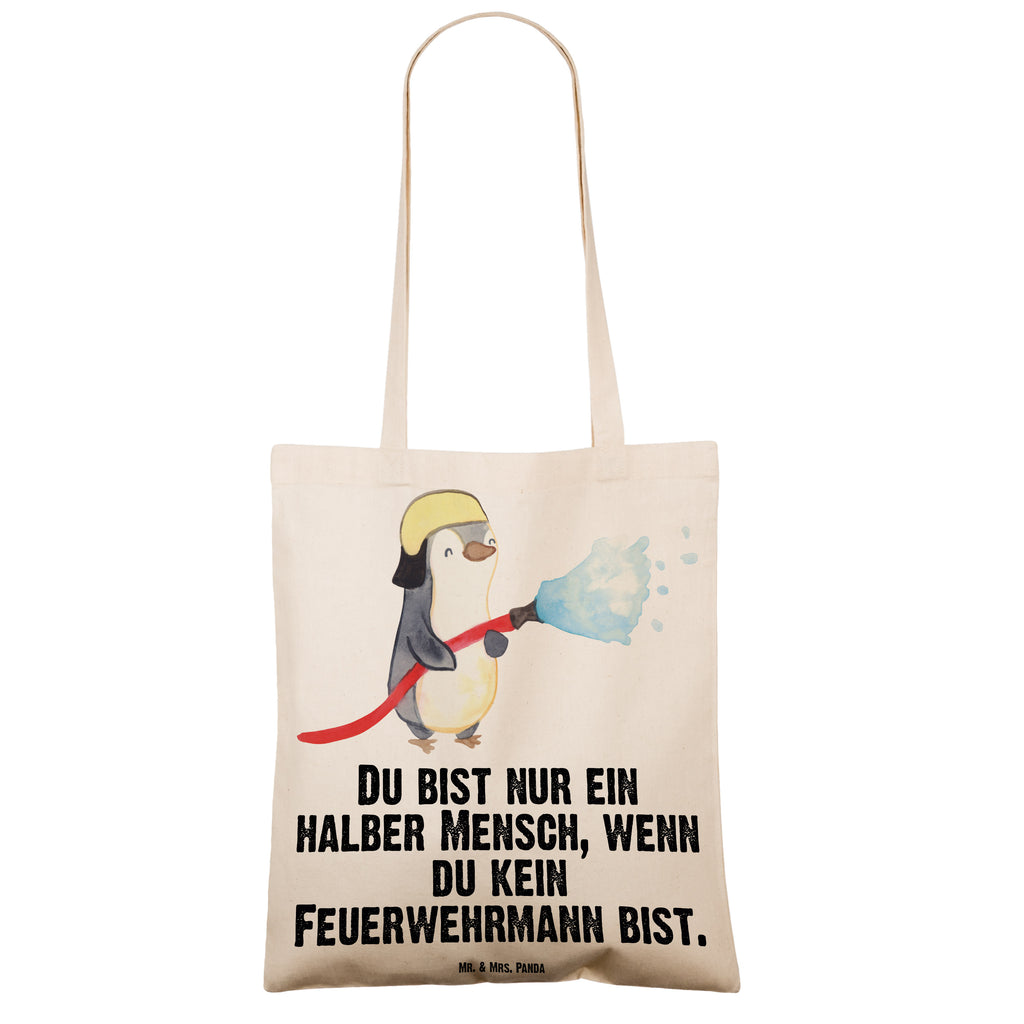 Tragetasche Feuerwehrmann mit Herz Beuteltasche, Beutel, Einkaufstasche, Jutebeutel, Stoffbeutel, Tasche, Shopper, Umhängetasche, Strandtasche, Schultertasche, Stofftasche, Tragetasche, Badetasche, Jutetasche, Einkaufstüte, Laptoptasche, Beruf, Ausbildung, Jubiläum, Abschied, Rente, Kollege, Kollegin, Geschenk, Schenken, Arbeitskollege, Mitarbeiter, Firma, Danke, Dankeschön, Feuerwehrmann, Feuerwehrhauptmann, Brandschutz, Feuerwehr, freiwillige Feuerwehr