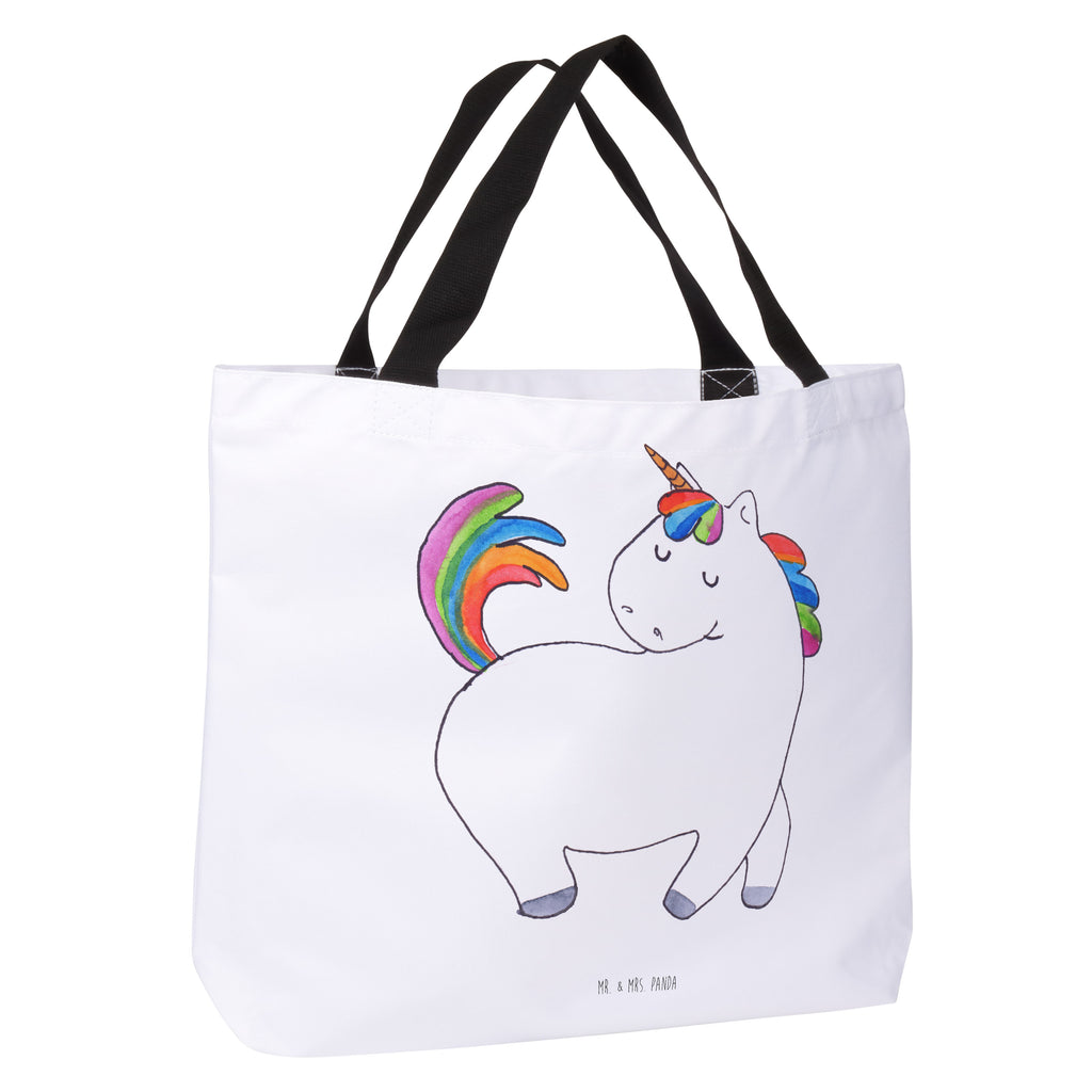 Shopper Einhorn Stolzieren Beutel, Einkaufstasche, Tasche, Strandtasche, Einkaufsbeutel, Shopper, Schultasche, Freizeittasche, Tragebeutel, Schulbeutel, Alltagstasche, Einhorn, Einhörner, Einhorn Deko, Pegasus, Unicorn, stolz, anders, bunt, Pferd, Reiter, Reiten, Freundin, Geschenk