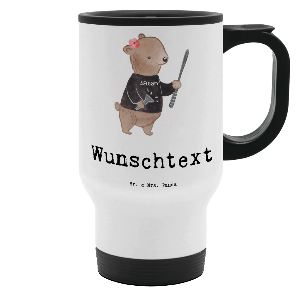 Personalisierter Thermobecher Sicherheitsdienstmitarbeiterin mit Herz Personalisierter Thermobecher, Personalisierter To Go Becher, Personalisierte Thermotasse, Personalisierter Kaffeebecher, Personalisierter Isolierbecher, Thermobecher personalisieren, Thermobecher mit Namen, Thermobecher selbst gestalten, Wunschname, Spülmaschinenfest, Bedrucken, Isolierbecher mit Namen, Isolierbecher selbst gestalten, Thermotasse personalisieren, Thermotasse mit Namen, Beruf, Ausbildung, Jubiläum, Abschied, Rente, Kollege, Kollegin, Geschenk, Schenken, Arbeitskollege, Mitarbeiter, Firma, Danke, Dankeschön