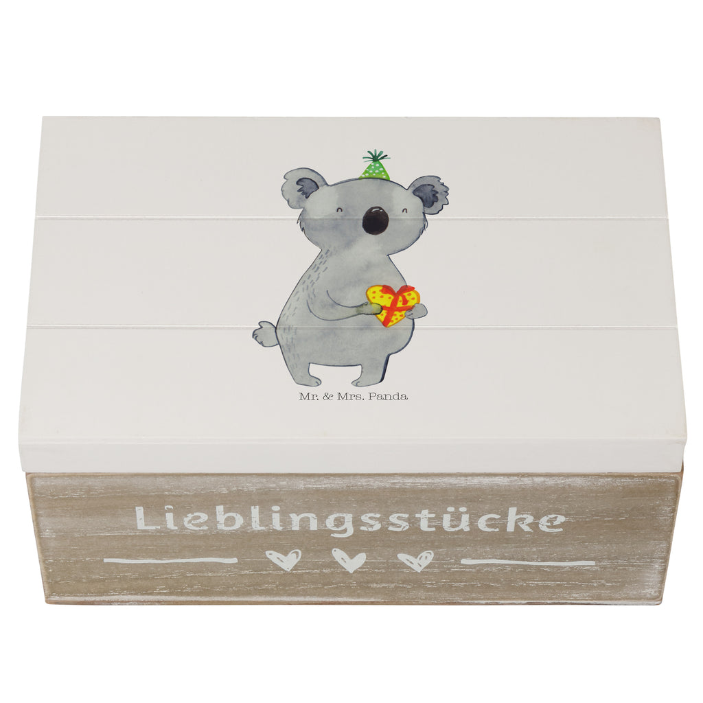 Holzkiste Koala Geschenk Holzkiste, Kiste, Schatzkiste, Truhe, Schatulle, XXL, Erinnerungsbox, Erinnerungskiste, Dekokiste, Aufbewahrungsbox, Geschenkbox, Geschenkdose, Koala, Koalabär, Geschenk, Geburtstag, Party