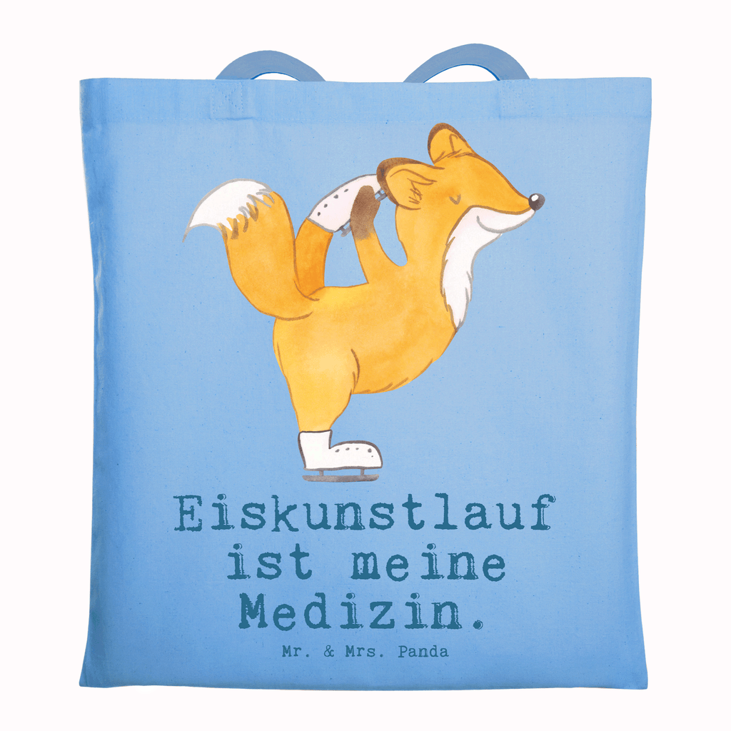 Tragetasche Fuchs Eiskunstläufer Beuteltasche, Beutel, Einkaufstasche, Jutebeutel, Stoffbeutel, Tasche, Shopper, Umhängetasche, Strandtasche, Schultertasche, Stofftasche, Tragetasche, Badetasche, Jutetasche, Einkaufstüte, Laptoptasche, Geschenk, Sport, Sportart, Hobby, Schenken, Danke, Dankeschön, Auszeichnung, Gewinn, Sportler, Eiskunstläufer, Eiskunstläuferin, Eiskunst