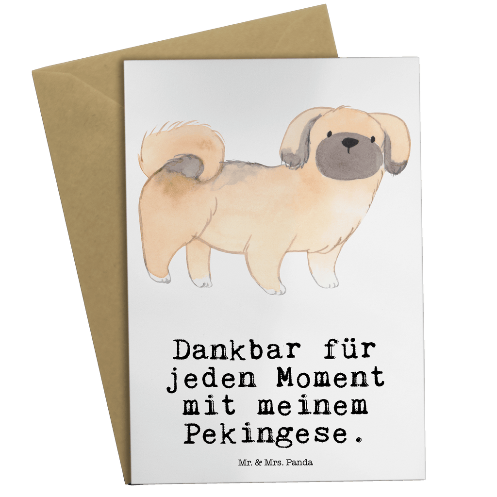 Grußkarte Pekingese Moment Grußkarte, Klappkarte, Einladungskarte, Glückwunschkarte, Hochzeitskarte, Geburtstagskarte, Karte, Ansichtskarten, Hund, Hunderasse, Rassehund, Hundebesitzer, Geschenk, Tierfreund, Schenken, Welpe, Pekingese, Pekinese, Peking-Palasthund