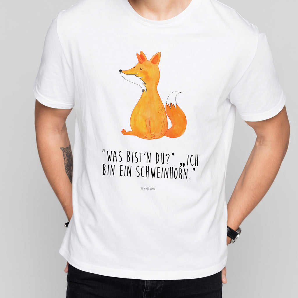 T-Shirt Standard Einhorn Fuchs T-Shirt, Shirt, Tshirt, Lustiges T-Shirt, T-Shirt mit Spruch, Party, Junggesellenabschied, Jubiläum, Geburstag, Herrn, Damen, Männer, Frauen, Schlafshirt, Nachthemd, Sprüche, Einhorn, Einhörner, Einhorn Deko, Pegasus, Unicorn, Fuchs, Unicorns, Fuchshörnchen, Fuchshorn, Foxycorn, Füchse