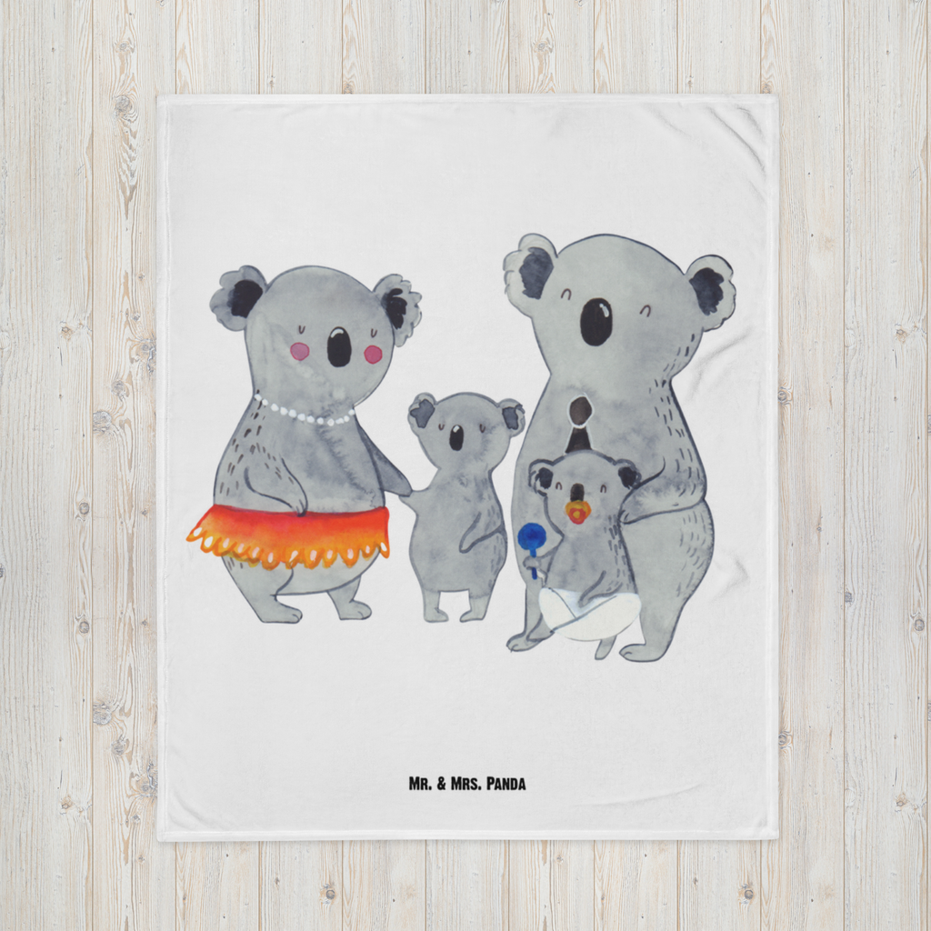 Kuscheldecke Koala Familie Decke, Wohndecke, Tagesdecke, Wolldecke, Sofadecke, Familie, Vatertag, Muttertag, Bruder, Schwester, Mama, Papa, Oma, Opa, Koala, Koalas, Family, Kinder, Geschwister, Familienleben