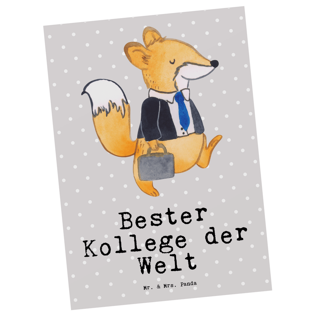 Postkarte Fuchs Bester Kollege der Welt Postkarte, Karte, Geschenkkarte, Grußkarte, Einladung, Ansichtskarte, Geburtstagskarte, Einladungskarte, Dankeskarte, Ansichtskarten, Einladung Geburtstag, Einladungskarten Geburtstag, für, Dankeschön, Geschenk, Schenken, Geburtstag, Geburtstagsgeschenk, Geschenkidee, Danke, Bedanken, Mitbringsel, Freude machen, Geschenktipp, Arbeitskollege, Kollege, Büro, Abschiedsgeschenk, Ruhestand, Arbeit, Mitarbeiter, Berufsgenosse, Beruf