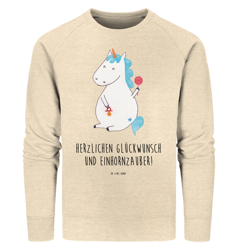 Organic Pullover Einhorn Baby Pullover, Pullover Männer, Pullover Frauen, Sweatshirt, Sweatshirt Männer, Sweatshirt Frauen, Unisex, Einhorn, Einhörner, Einhorn Deko, Pegasus, Unicorn, Mutter, Geburt, Geburtstag, erstes Kind, Baby, Babyglück, Nachwuchs, Eltern, Party, Kind, Schnuller