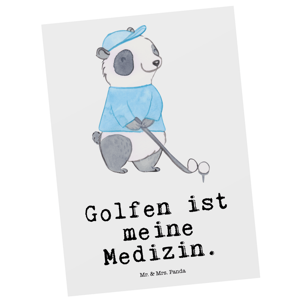 Postkarte Panda Golfen Medizin Postkarte, Karte, Geschenkkarte, Grußkarte, Einladung, Ansichtskarte, Geburtstagskarte, Einladungskarte, Dankeskarte, Ansichtskarten, Einladung Geburtstag, Einladungskarten Geburtstag, Geschenk, Sport, Sportart, Hobby, Schenken, Danke, Dankeschön, Auszeichnung, Gewinn, Sportler, Golfen, Golf spielen, Golfplatz, Golfturnier, Golf Verein