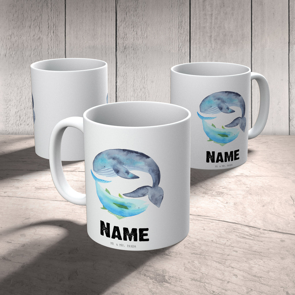 Personalisierte Tasse Walfisch & Thunfisch Personalisierte Tasse, Namenstasse, Wunschname, Personalisiert, Tasse, Namen, Drucken, Tasse mit Namen, Tiermotive, Gute Laune, lustige Sprüche, Tiere, Wal, Wahl, Tunfisch, Wortwitz lustig, Spruch lustig, Flachwitz, Witz, Spruch des Tages, Flachwitz Geschenk