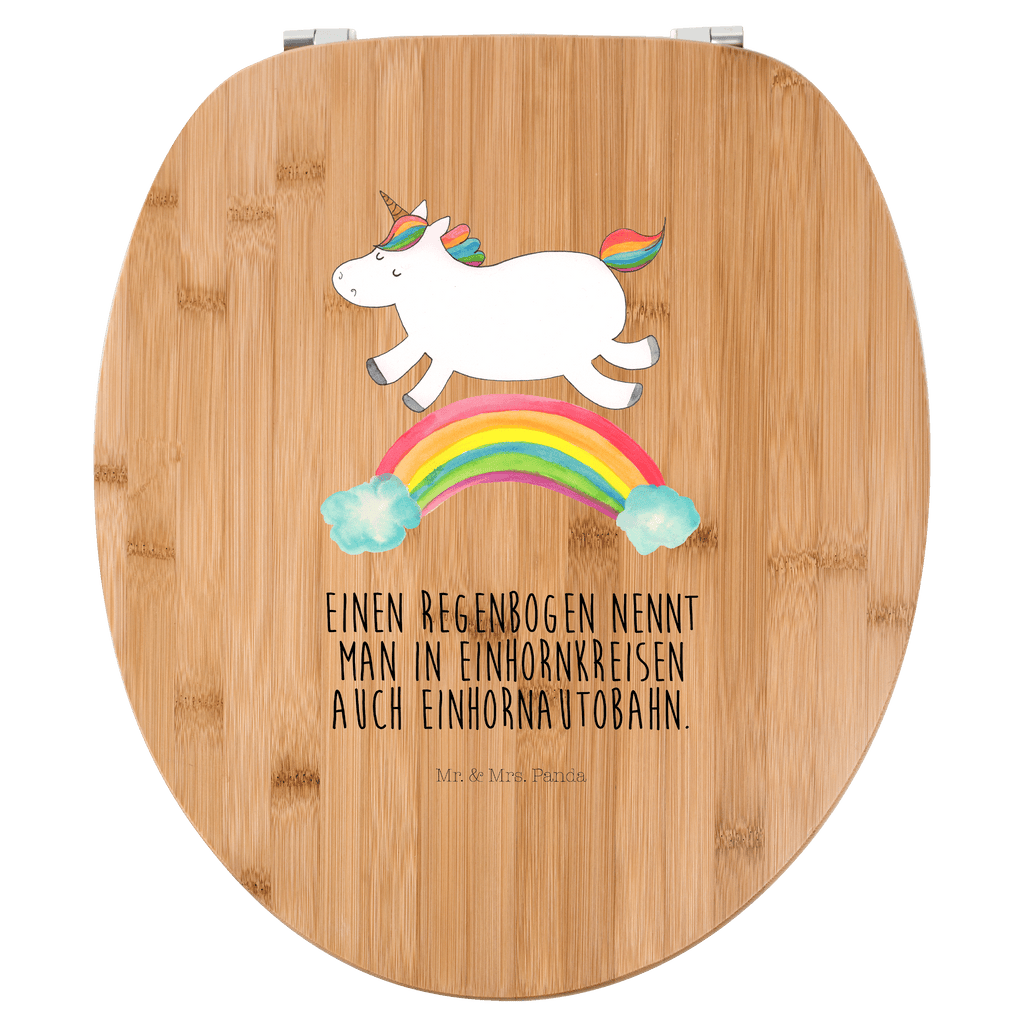 Motiv WC Sitz Einhorn Regenbogen Klobrille, Klodeckel, Toilettendeckel, WC-Sitz, Toilette, Einhorn, Einhörner, Einhorn Deko, Pegasus, Unicorn, Regenbogen, Glitzer, Einhornpower, Erwachsenwerden, Einhornautobahn