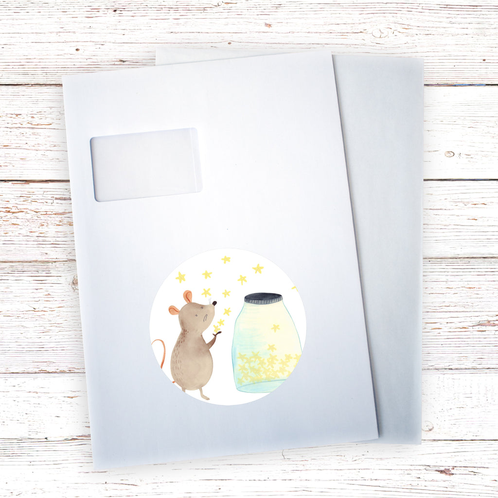 Rund Aufkleber Maus Sterne Sticker, Aufkleber, Etikett, Tiermotive, Gute Laune, lustige Sprüche, Tiere, Maus, Sterne, Wunsch, Kind, Taufe, Taufgeschenk, Geburt, Schwangerschaft, erstes Kind, Kindergeburtstag, Geburtstag, Hoffnung, Träume