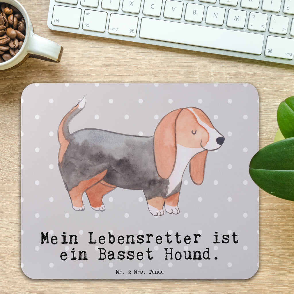 Mauspad Basset Hound Lebensretter Mousepad, Computer zubehör, Büroausstattung, PC Zubehör, Arbeitszimmer, Mauspad, Einzigartiges Mauspad, Designer Mauspad, Mausunterlage, Mauspad Büro, Hund, Hunderasse, Rassehund, Hundebesitzer, Geschenk, Tierfreund, Schenken, Welpe, Basset Hound, Basset