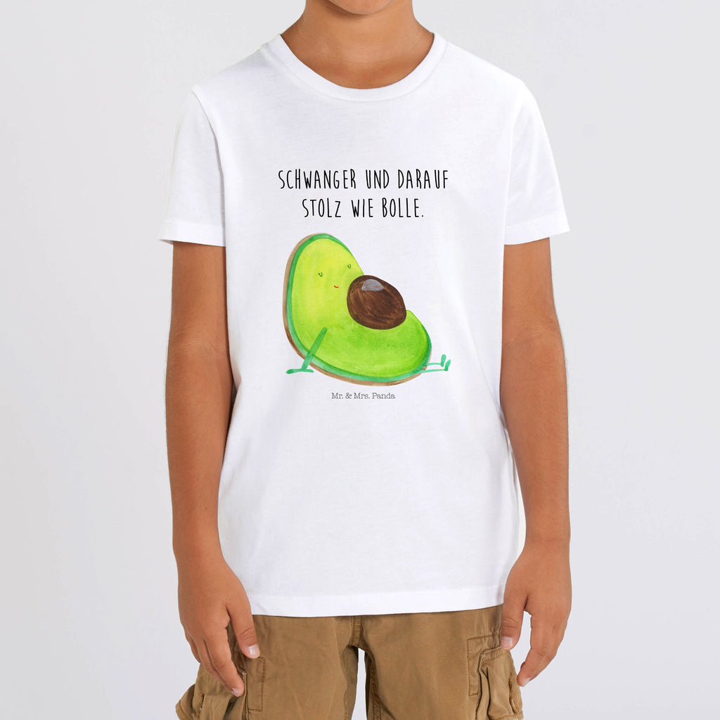 Organic Kinder T-Shirt Avocado Schwangerschaft Kinder T-Shirt, Kinder T-Shirt Mädchen, Kinder T-Shirt Jungen, Avocado, Veggie, Vegan, Gesund, schwanger, Schwangerschaft, Babyparty, Babyshower