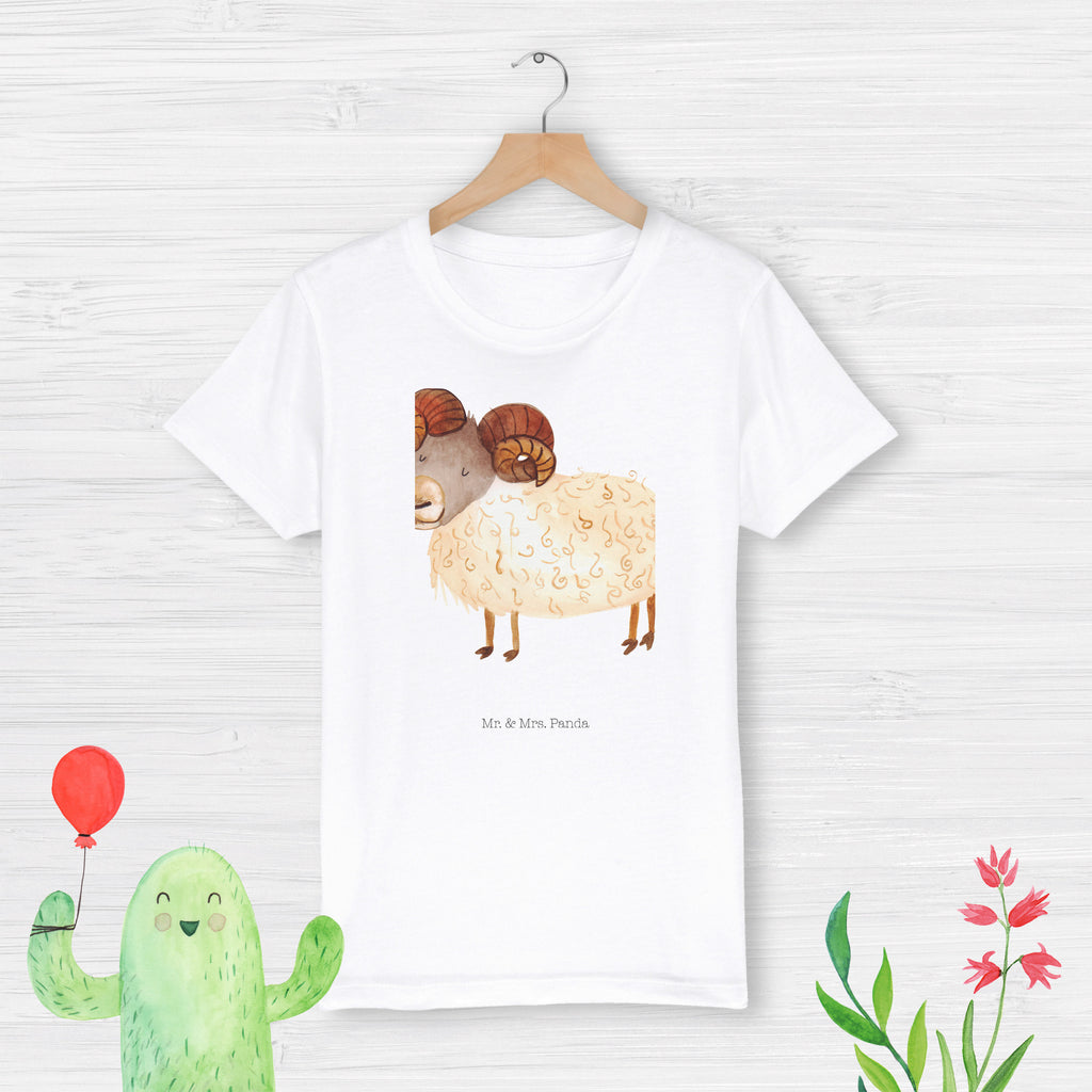 Organic Kinder T-Shirt Sternzeichen Widder Kinder T-Shirt, Kinder T-Shirt Mädchen, Kinder T-Shirt Jungen, Tierkreiszeichen, Sternzeichen, Horoskop, Astrologie, Aszendent, Widder Geschenk, Widder Sternzeichen, Geschenk März, Geschenk April, Geburtstag März, Geburtstag April, Bock, Schafbock