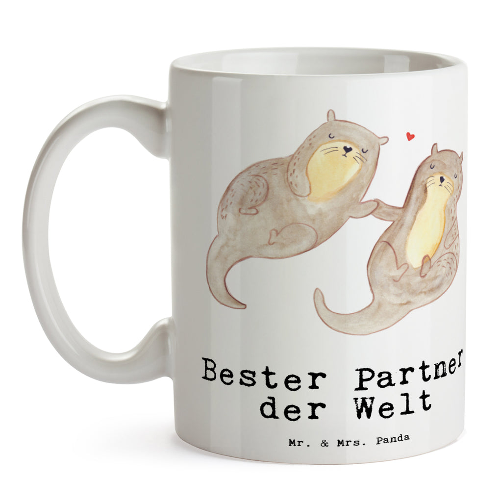 Tasse Otter Bester Partner der Welt Tasse, Kaffeetasse, Teetasse, Becher, Kaffeebecher, Teebecher, Keramiktasse, Porzellantasse, Büro Tasse, Geschenk Tasse, Tasse Sprüche, Tasse Motive, Kaffeetassen, Tasse bedrucken, Designer Tasse, Cappuccino Tassen, Schöne Teetassen, für, Dankeschön, Geschenk, Schenken, Geburtstag, Geburtstagsgeschenk, Geschenkidee, Danke, Bedanken, Mitbringsel, Freude machen, Geschenktipp, Partner, Ehepartner, Mann, Frau, Ehefrau, Ehemann. Freundin, Freund, Lebensgefährte, Paar, Liebe