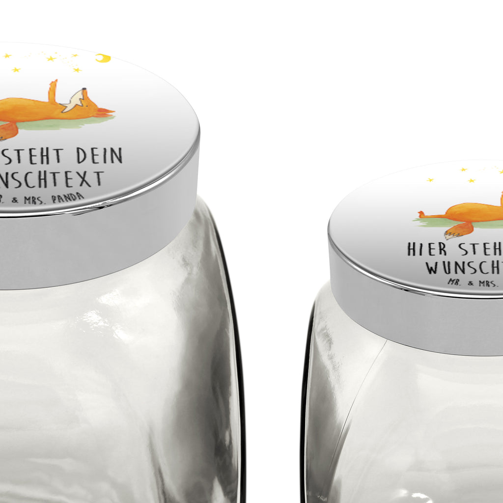 Personalisiertes Bonbonglas Fuchs Sterne Vorratsdose, Vorratsbehälter, Süßigkeitenglas, Süßigkeitendose, Kaffeedose, Müslidose, Teedose, Keksbehälter, Keksedose, Glasdose, Glasbälter, Vorratsglas, Küchenbehälter, Aufbewahrungsdose, Aufbewahungsglas, Gewürzdose, Küchenorganizer, Snackdose, Fuchs, Füchse, tröstende Worte, Spruch positiv, Spruch schön, Romantik, Always Look on the Bright Side of Life