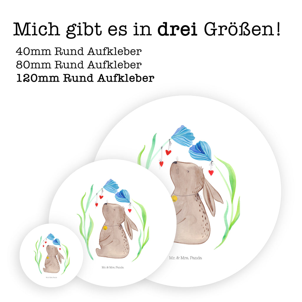 Rund Aufkleber Hase Blume Sticker, Aufkleber, Etikett, Ostern, Osterhase, Ostergeschenke, Osternest, Osterdeko, Geschenke zu Ostern, Ostern Geschenk, Ostergeschenke Kinder, Ostern Kinder, Hase, Kaninchen, Kind, Taufe, Taufgeschenk, Geburt, Schwangerschaft, erstes Kind, Kindergeburtstag, Geburtstag, Hoffnung, Träume