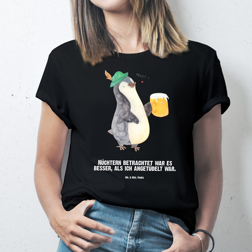 Personalisiertes T-Shirt Pinguin Bier T-Shirt, Shirt, Tshirt, Lustiges T-Shirt, T-Shirt mit Spruch, Party, Junggesellenabschied, Jubiläum, Geburstag, Herrn, Damen, Männer, Frauen, Schlafshirt, Nachthemd, Sprüche, Pinguin, Pinguine, Bier, Oktoberfest