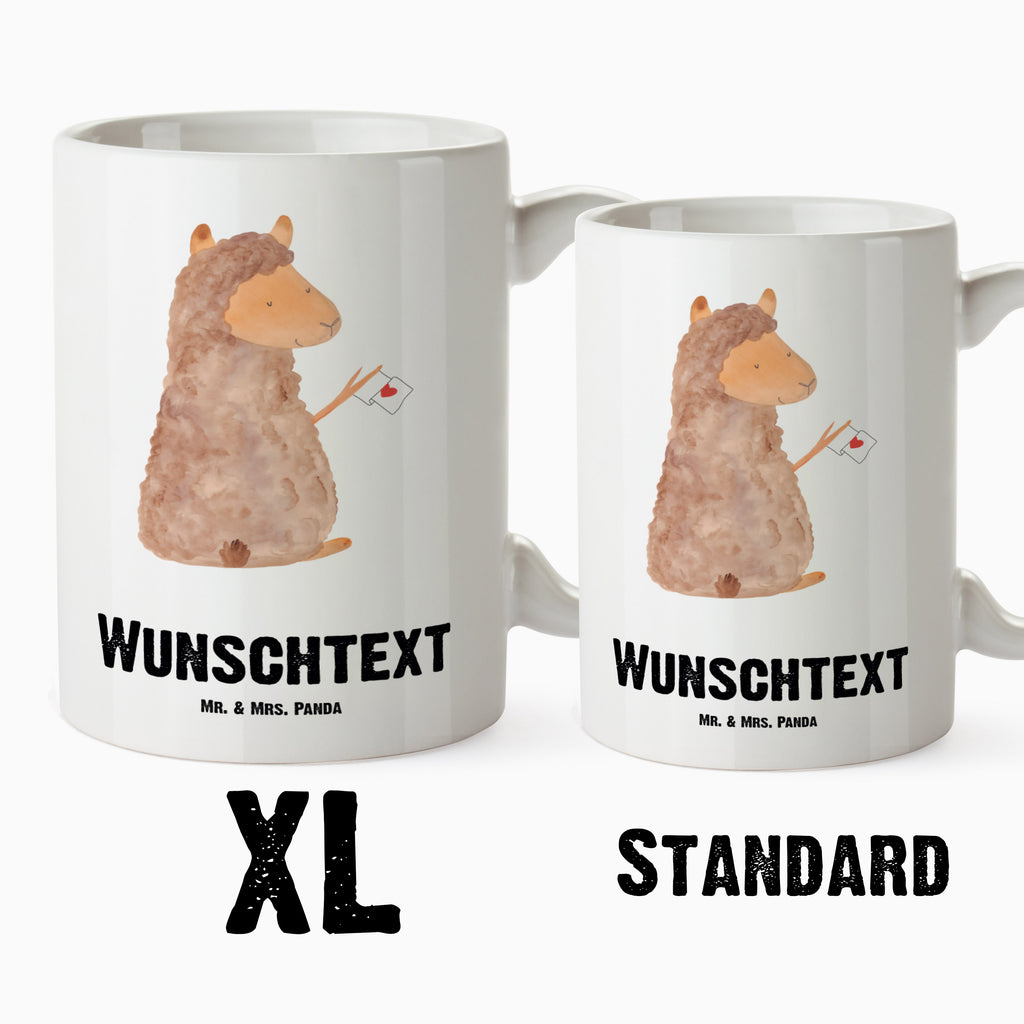 Personalisierte XL Tasse Alpaka Fahne Personalisierte XL Tasse, Personalisierte Große Tasse, Personalisierte Grosse Kaffeetasse, PErsonalisierter XL Becher, XL Teetasse mit Namen, XL  Becher mit Namen, spülmaschinenfest, Jumbo Tasse, Groß, Personalisiert, XL Tasse mit Namen, XL Namenstasse, Jumbo Namenstasse, Alpaka, Lama, Alpakas, Lamas, Liebe