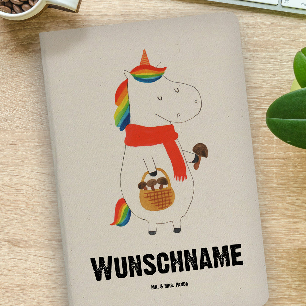 DIN A4 Personalisiertes Notizbuch Einhorn Pilz Personalisiertes Notizbuch, Notizbuch mit Namen, Notizbuch bedrucken, Personalisierung, Namensbuch, Namen, Einhorn, Einhörner, Einhorn Deko, Pegasus, Unicorn, Pilze, Pilzsammler, Motivation, Spruch, Liebeskummer