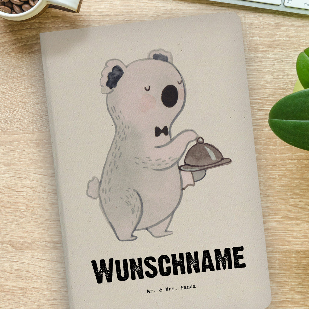 DIN A4 Personalisiertes Notizbuch Restaurantfachmann Herz Personalisiertes Notizbuch, Notizbuch mit Namen, Notizbuch bedrucken, Personalisierung, Namensbuch, Namen, Beruf, Ausbildung, Jubiläum, Abschied, Rente, Kollege, Kollegin, Geschenk, Schenken, Arbeitskollege, Mitarbeiter, Firma, Danke, Dankeschön