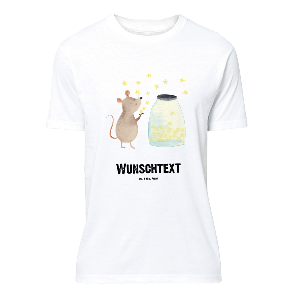 Personalisiertes T-Shirt Maus Sterne T-Shirt Personalisiert, T-Shirt mit Namen, T-Shirt mit Aufruck, Männer, Frauen, Wunschtext, Bedrucken, Tiermotive, Gute Laune, lustige Sprüche, Tiere, Maus, Sterne, Wunsch, Kind, Taufe, Taufgeschenk, Geburt, Schwangerschaft, erstes Kind, Kindergeburtstag, Geburtstag, Hoffnung, Träume