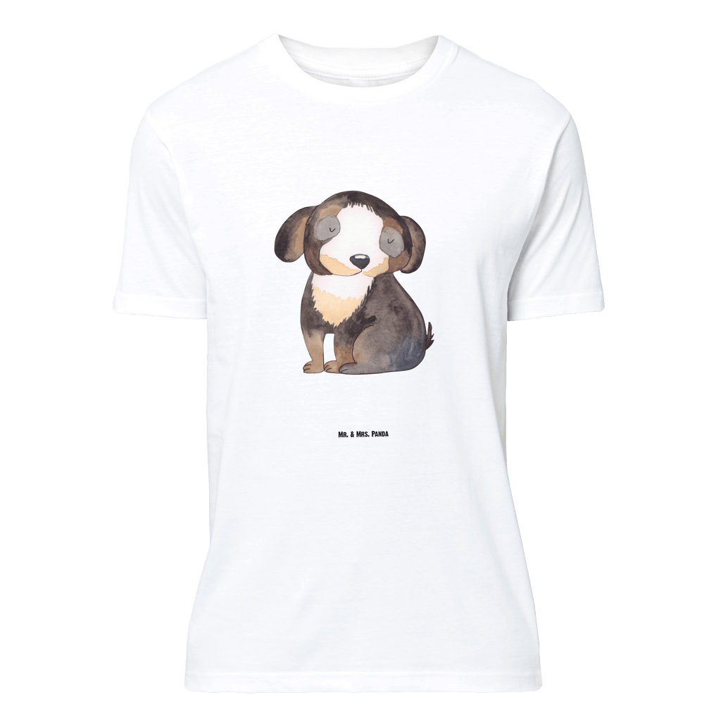 T-Shirt Standard Hund entspannt T-Shirt, Shirt, Tshirt, Lustiges T-Shirt, T-Shirt mit Spruch, Party, Junggesellenabschied, Jubiläum, Geburstag, Herrn, Damen, Männer, Frauen, Schlafshirt, Nachthemd, Sprüche, Hund, Hundemotiv, Haustier, Hunderasse, Tierliebhaber, Hundebesitzer, schwarzer Hund, Hundeliebe, Liebe, Hundeglück